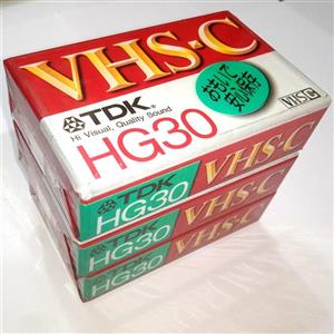 فیلم خام دوربین VHS-C کامپکت TDK HG30