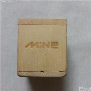 مداد تراش طرح مکعب چوبی درب مگنتی مارک MiNe
