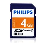 کارت حافظه PHILIPS 4GB-SDHC Class 4