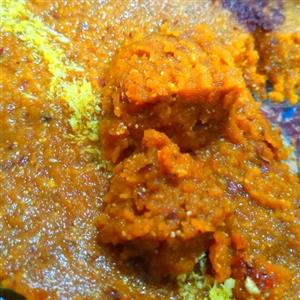 حلوای شیر ' خشخاش با کره حیوانی و شیره انگور
