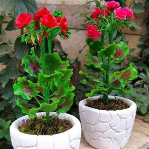 گلدان شمعدانی دست ساز