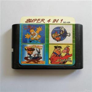 کارتریج 4 لبه سگا سونیک سیمپسونس عصر حجر خرگوش