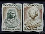 2 عدد تمبر زیبای موناکو مهر نخورده