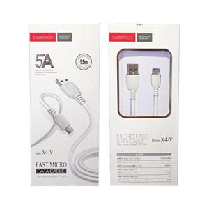 کابل تبدیل USB به USB-C ترانیو X4-V طول 1.5 متر 