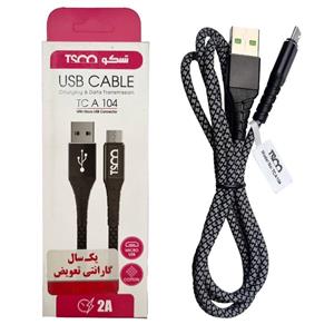 کابل کنفی بی تسکو TSCO TC A104 2A 1m
