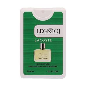 عطر جیبی مردانه لگموج مدل Lacoste Essential حجم 20 میلی لیتر Legmoj Eau De Perfume For Men 20ml 