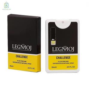 عطر جیبی مردانه لگموج مدل Lacoste Challenge حجم 20 میلی لیتر Legmoj Eau De PerfumeLacoste For Men 20ml 