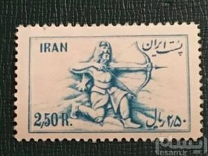 تمبر سوپر پهلوی ورزشهای باستانی پهلوانی 1322