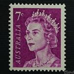 تمبر زیبای استرالیا ملکه الیزابت دوم