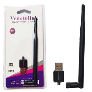 کارت شبکه USB بی سیم آنتن بلند ونتولینک Venetolink N300