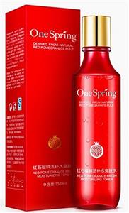 تونر آبرسان و مرطوب کننده انار قرمز وان اسپرینگ one spring حجم 150 میل