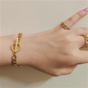 دستبند کارتیه با قفل T