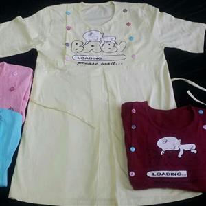 تونیک شیردهی و بارداری دکمه دار