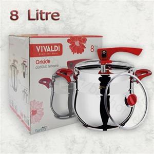زودپز ویوالدی مدل Orkide گنجایش 8 لیتر