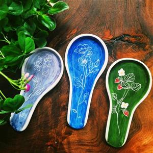 قاشق کنار گاز سرامیکی