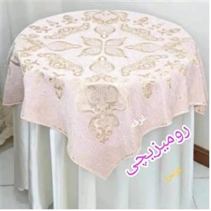 رومیزی خاطره مخمل مربع 90 در 90 اصل صحرا رنگبندی متنوع