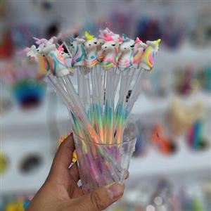 خودکار یونیکورن جوهر چند رنگ اکلیلی فانتزی