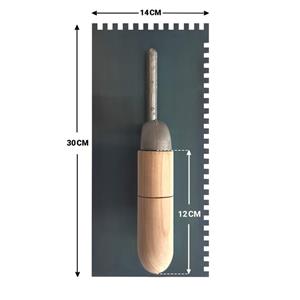 ماله شانه ای شیاردار