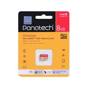 کارت حافظه microSDHC پاناتک مدل Extreme کلاس 10 استاندارد UHS-I U1 سرعت 30MBps ظرفیت 8 گیگابایت
