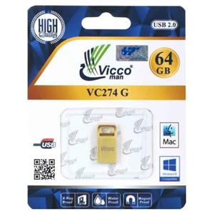 فلش مموری ویکومن مدل VC274 G USB2.0 ظرفیت 64 گیگابایت 