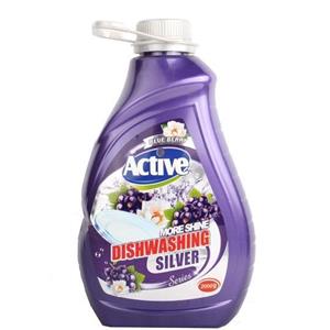 مایع ظرفشویی سیلور بنفش 2000  میلی لیتری اکتیو