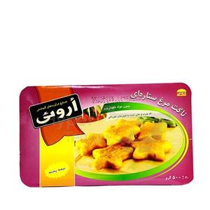 ناگت مرغ ستاره ای 70 درصد 500 گرمی اروئی