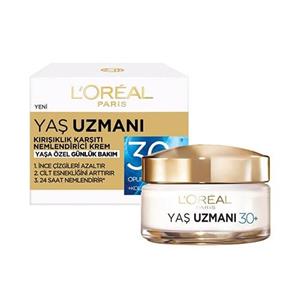 کرم آبرسان و ضد چروک بالای 30 سال لوارال حجم 50 میل