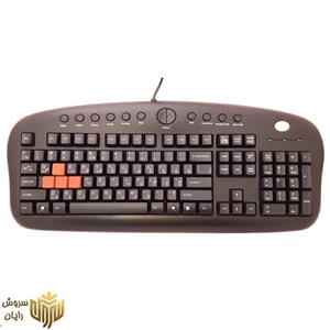 کیبورد مخصوص بازی ای فورتک مدل KB-28G