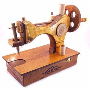چرخ خیاطی دکوری چوبی