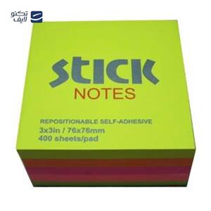 کاغذ یادداشت چسب دار Sam 7.5*7.5cm بسته ۱۰۰ برگی
