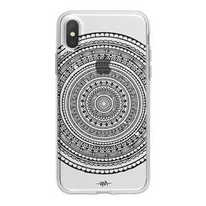 کاور ژله ای وینا مدل Black Mandala مناسب برای گوشی موبایل ایفون X 10 Case Cover For iPhone 