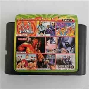 کارتریج 8 لبه سگا بازی تینی تون بتمن فوتبال موتور\n