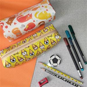 جامدادی چرمی (جفتی) با چرم مصنوعی فانتزی