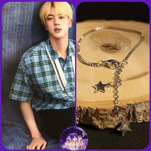 دستبند جین بی تی اس استیل رنگ ثابت ضدحساسیت