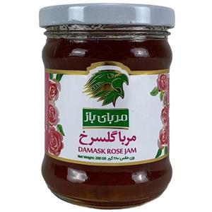 مربا گل سرخ باز 280 گرمی
