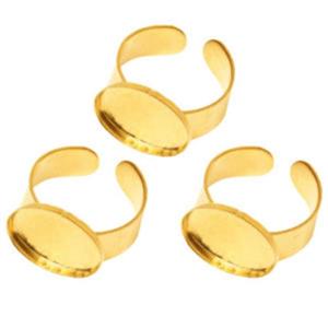 قالب انگشتر برنجی رزین اپوکسی چلیپا طرح دایره کد GB6 مجموعه 3 عددی