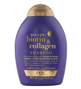 شامپو ضخیم کننده تار مو حاوی بیوتین و کلاژن 385میل
