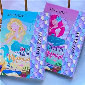 پالت سایه کیفی چندکاره اورجینال  anylady سایز متوسط  پری دریایی