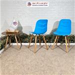 صندلی چوبی ایفلی مدرن مدل السا سهیل (صندلی فایبرگلاس نشکن)