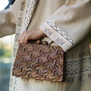 کیف چوبی مدل اهورا مناسب برای خانم ها و یه کار عالی برای هدیه دادن