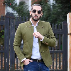 تک کت مردانه GUCCI زیتونی کد 11192