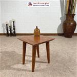 میز عسلی(بغل مبل) چوبی کلاسیک مدل 135 سهیل (روکش طبیعی چوب بلوط)