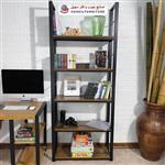 استند کتابخانه MDF و فلز سهیل مدل 440 ساده (پنج طبقه)