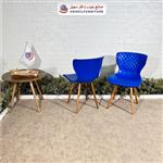 صندلی چوبی ایفلی مدرن مدل دیاموند سهیل (صندلی فایبرگلاس نشکن)