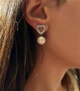 گوشواره استیل مروارید