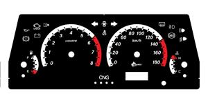 صفحه کیلومتر پراید یورو 4 صفحه پشت آمپر کیلومتر پراید یورو 4