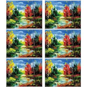 زیربشقابی مخمل رنس مدل U3-42111 سایز 40x35 سانتی متر