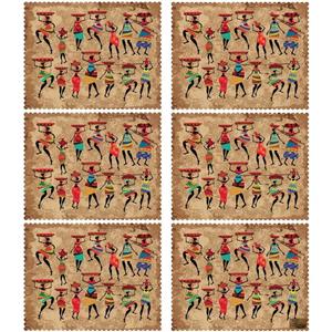 زیربشقابی مخمل رنس مدل U3-42005 سایز 40x35 سانتی متر