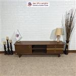 میز تلویزیون مدرن چوب و MDF مدل 101 سهیل (روکش طبیعی چوب بلوط)