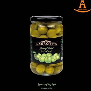 ترشی گوجه سبز کاراملا  700 گرمی 